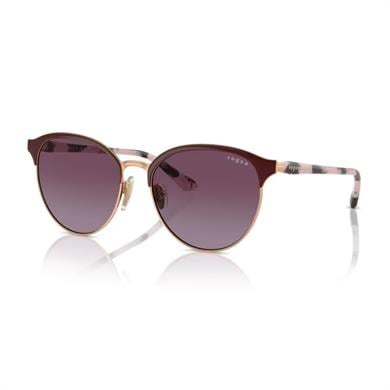 Vogue VO 4303S 51708H 56 Kadın Geometrik Bordo Kombine Güneş Gözlüğü