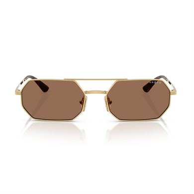 Vogue VO 4329S 28073 55 Unisex Geometrik Gold Metal Güneş Gözlüğü