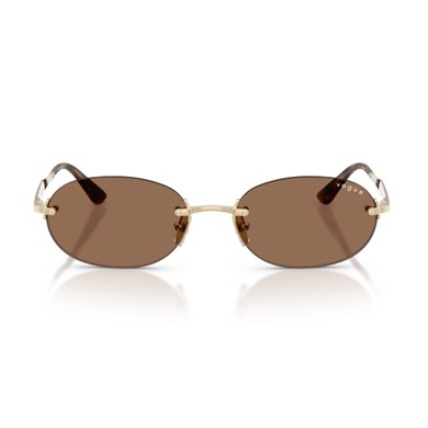 Vogue VO 4342S 84873 55 Kadın Oval Gold Metal Güneş Gözlüğü