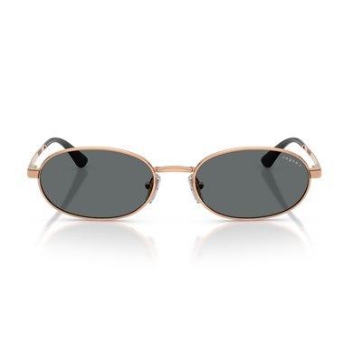 Vogue VO 4353S 515281 54 Kadın Polarize Oval Rose Gold Metal Güneş Gözlüğü