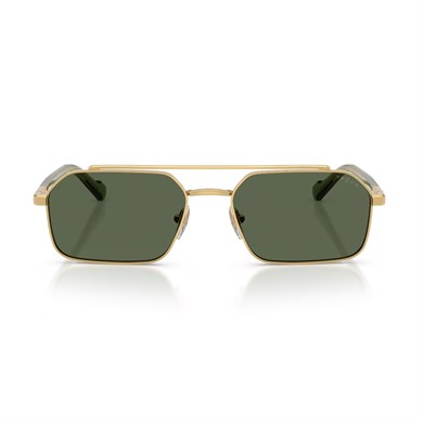 Vogue VO 4356S 28071 57 Erkek Geometrik Gold Metal Güneş Gözlüğü