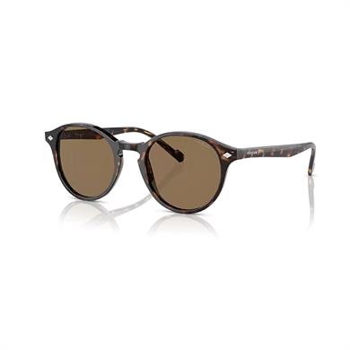 Vogue VO 5327S W65673 51 Unisex Oval Kırçıllı Kahverengi Kemik Güneş Gözlüğü