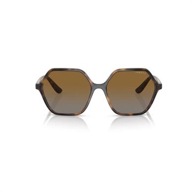 Vogue VO 5361S W656T5 55 Kadın Kahverengi Geometrik Güneş Gözlüğü