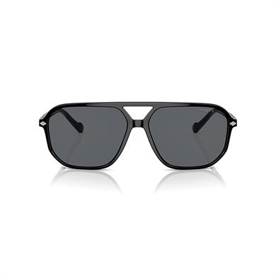 Vogue VO 5531S W4487 60 Erkek Geometrik Siyah Kemik Güneş Gözlüğü