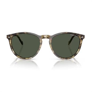 Vogue VO 5599S 31869A 53 Polarize Erkek Oval Kırçıllı Sarı Kemik Güneş Gözlüğü