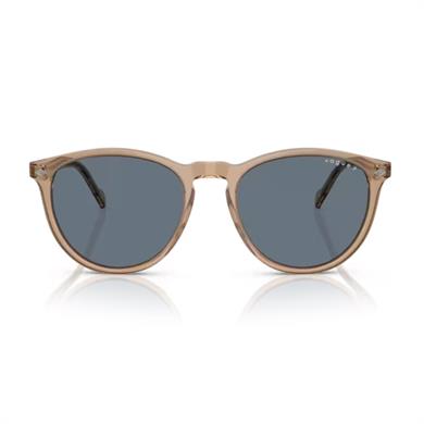 Vogue VO 5599S 31894Y 53 Polarize Erkek Oval Şeffaf Kahverengi Kemik Güneş Gözlüğü
