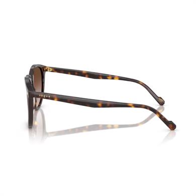 Vogue VO 5599S W65613 53 Unisex Oval Kırçıllı Kahverengi Kemik Güneş Gözlüğü