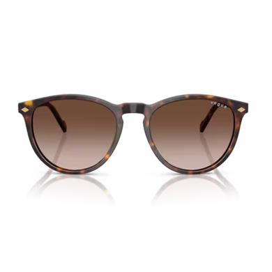 Vogue VO 5599S W65613 53 Unisex Oval Kırçıllı Kahverengi Kemik Güneş Gözlüğü