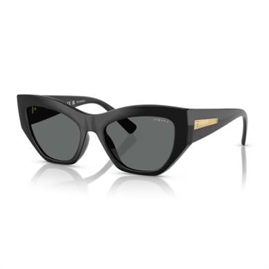 Vogue VO 5607S W4481 53 Polarize Kadın Geometrik Siyah Kemik Güneş Gözlüğü