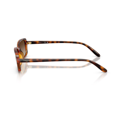 Vogue VO 5666S W65613 53 Unisex Yastık Degrade Kırçıllı Kahverengi Kemik Güneş Gözlüğü