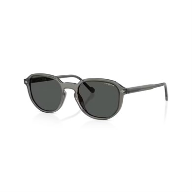 Vogue VO 5707S 329487 51 Unisex Oval Şeffaf Gri Kemik Güneş Gözlüğü