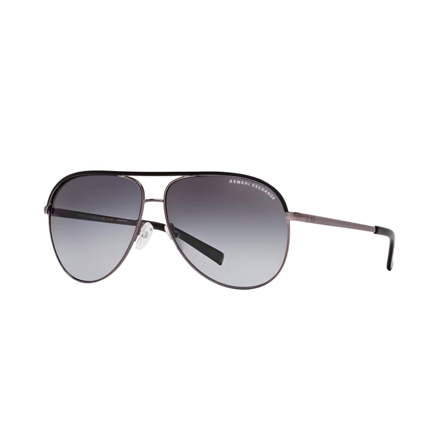 Armani Exchange AEX 2002 6006T3 61 Erkek Pilot Polarize Çok Renkli Metal Güneş Gözlüğü