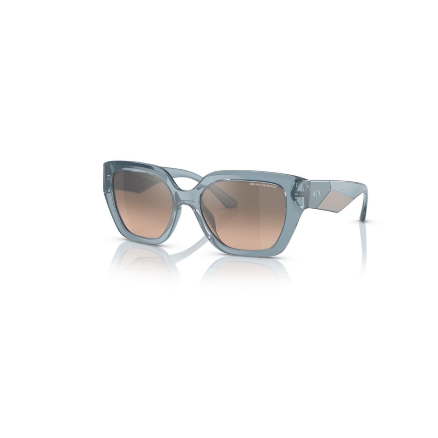Armani Exchange AEX 4125SU 82408Z 54 Kadın Çekik Mavi Kemik Güneş Gözlüğü