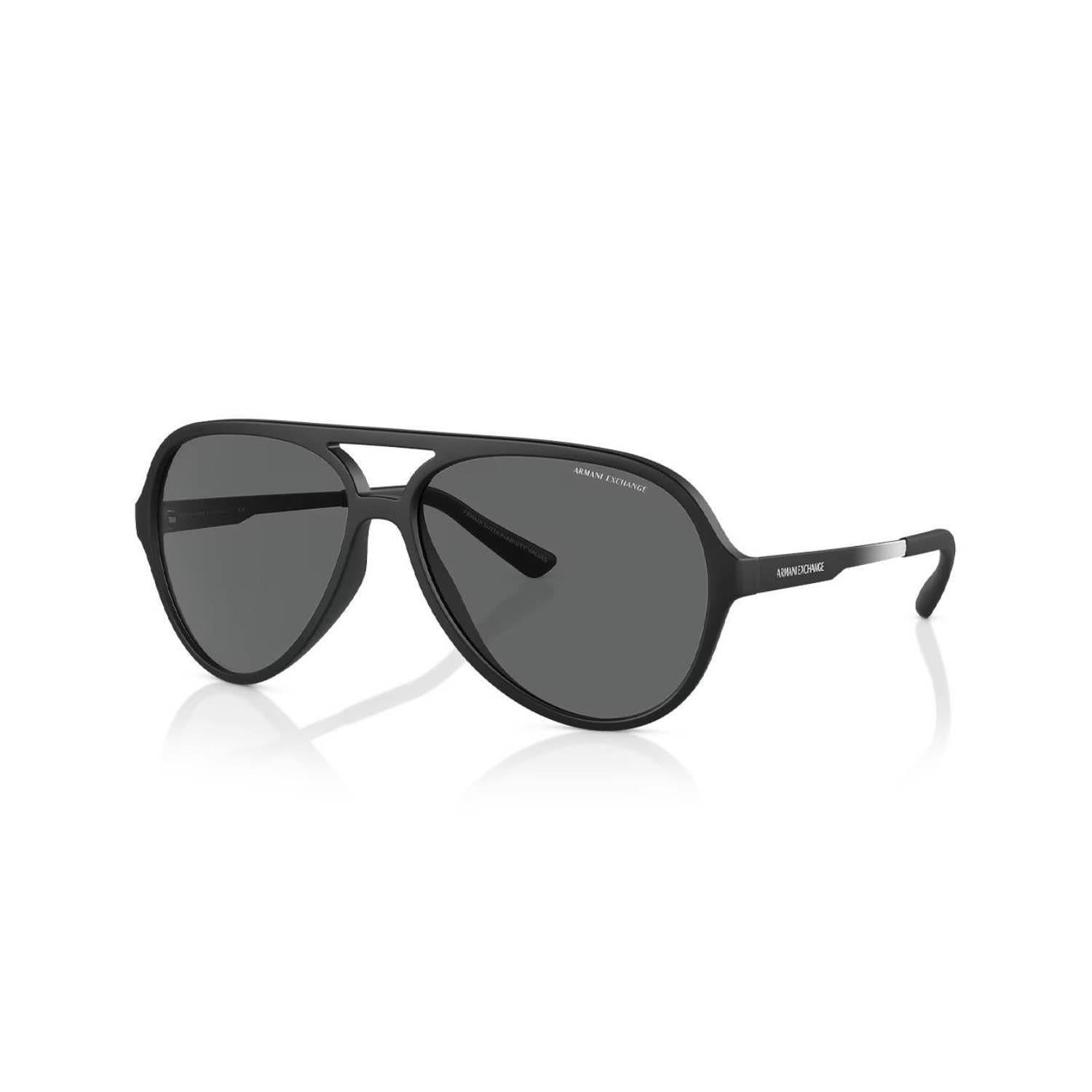 Armani Exchange AEX 4133S 807887 60 Erkek Pilot Siyah Kemik Güneş Gözlüğü