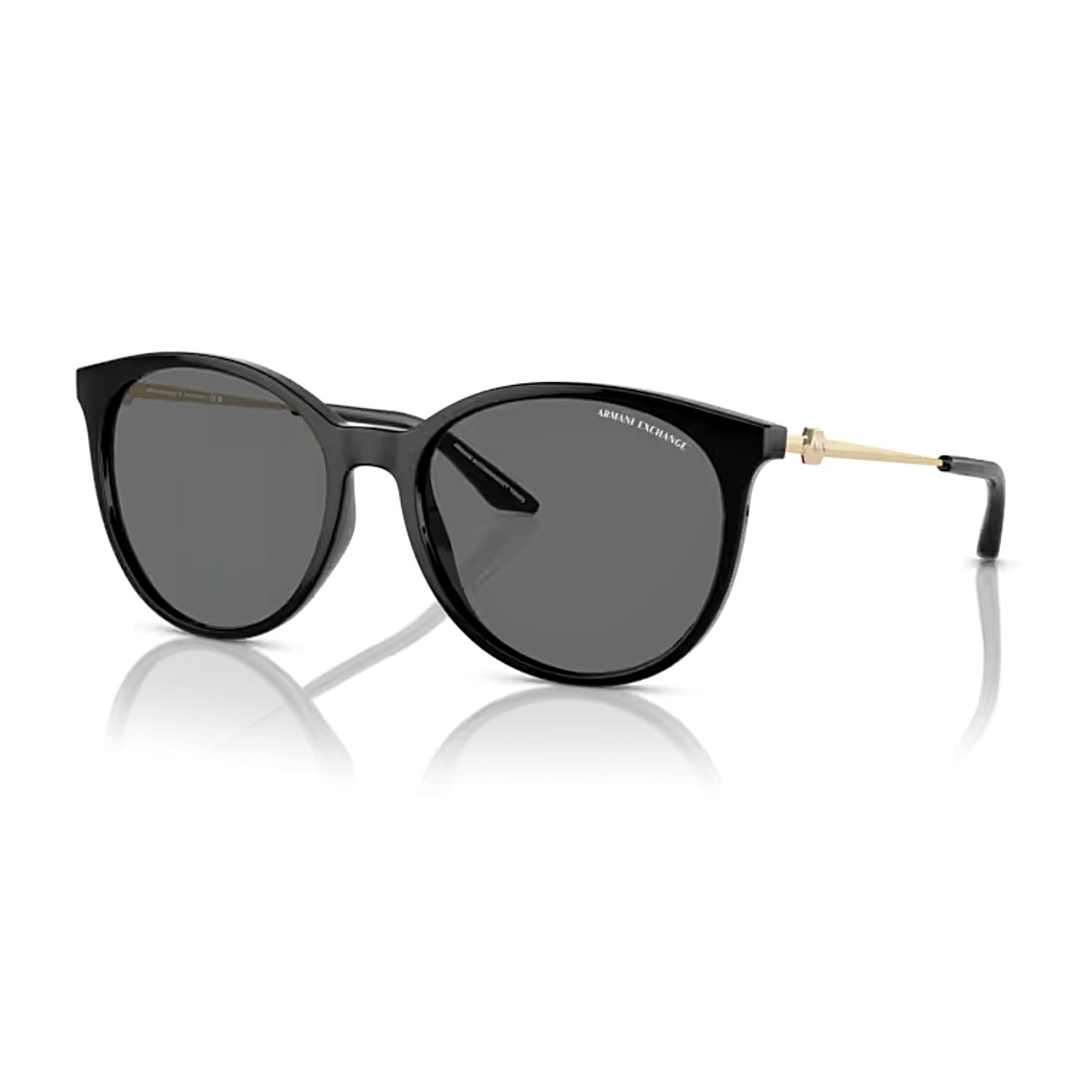 Armani Exchange AEX 4140S 815887 55 Kadın Cat Eye Siyah Kemik Güneş Gözlüğü