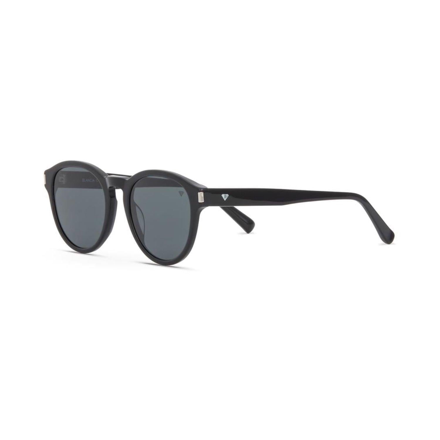 Blancia BC1386 C2 52 Unisex Oval Siyah Kemik Güneş Gözlüğü
