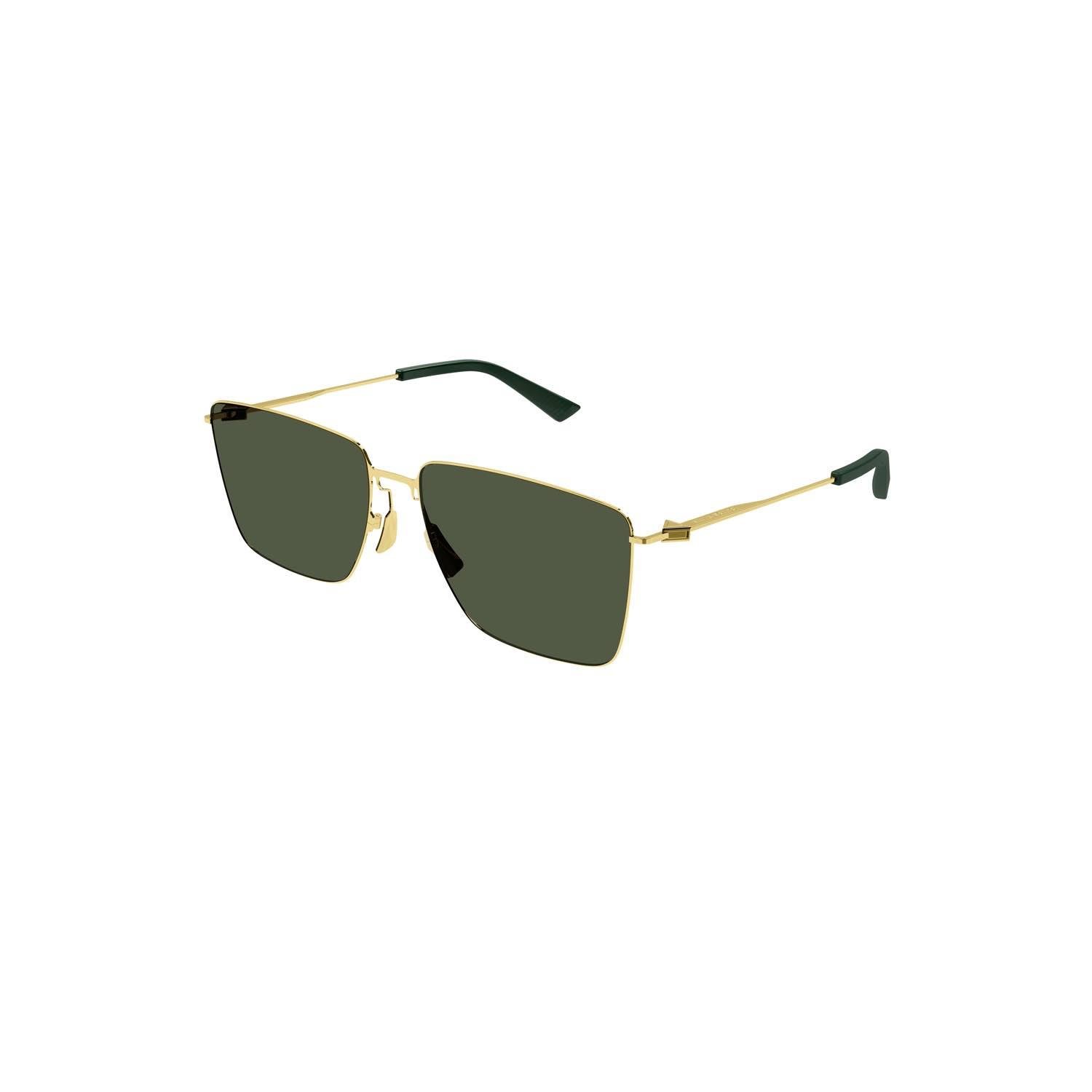 Bottega Vaneta BV1267S 004 58 Unisex Geometrik Gold Metal Güneş Gözlüğü