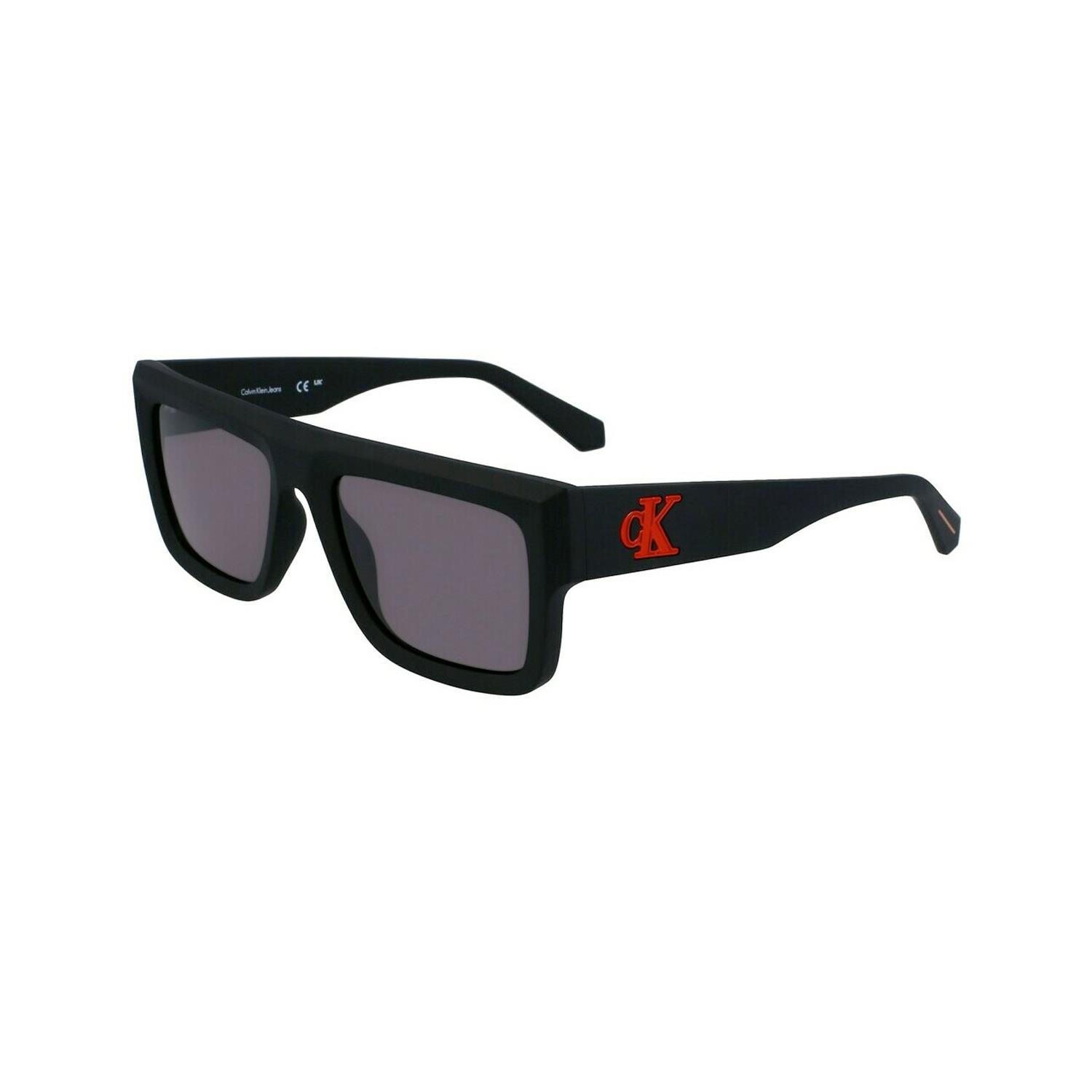 Calvin Klein CKJ 23642S 002 54 Unisex Dikdörtgen Mat Siyah Kemik Güneş Gözlüğü