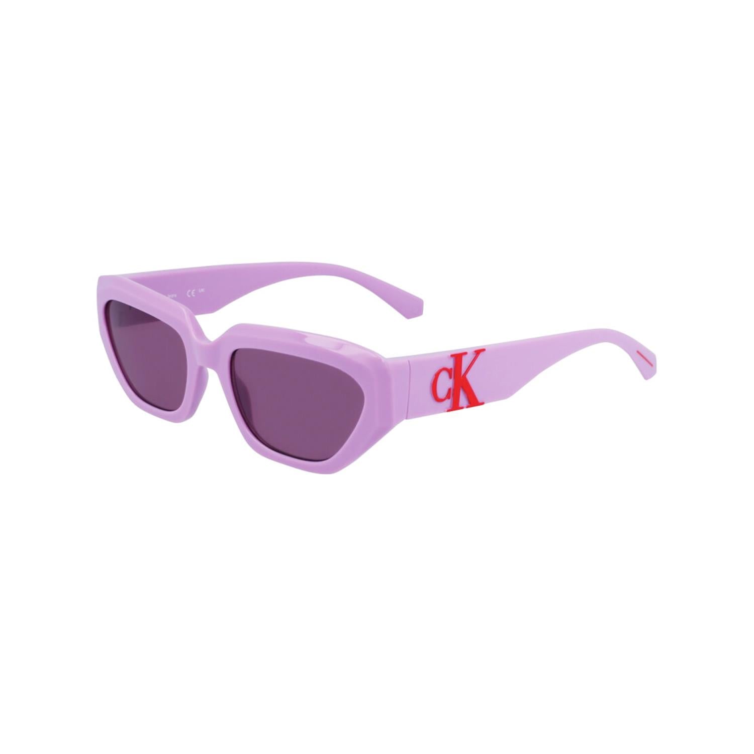 Calvin Klein CKJ 23652S 540 54 Kadın Cat Eye Mor Kemik Güneş Gözlüğü