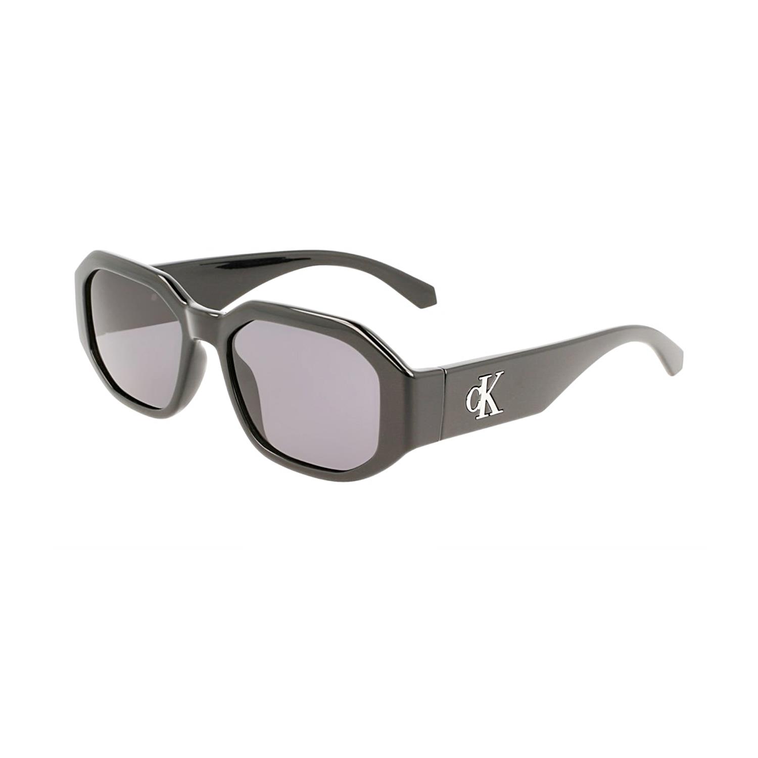 Calvin Klein CKJ22633S 001 55 Kadın Siyah Geometrik Güneş Gözlüğü