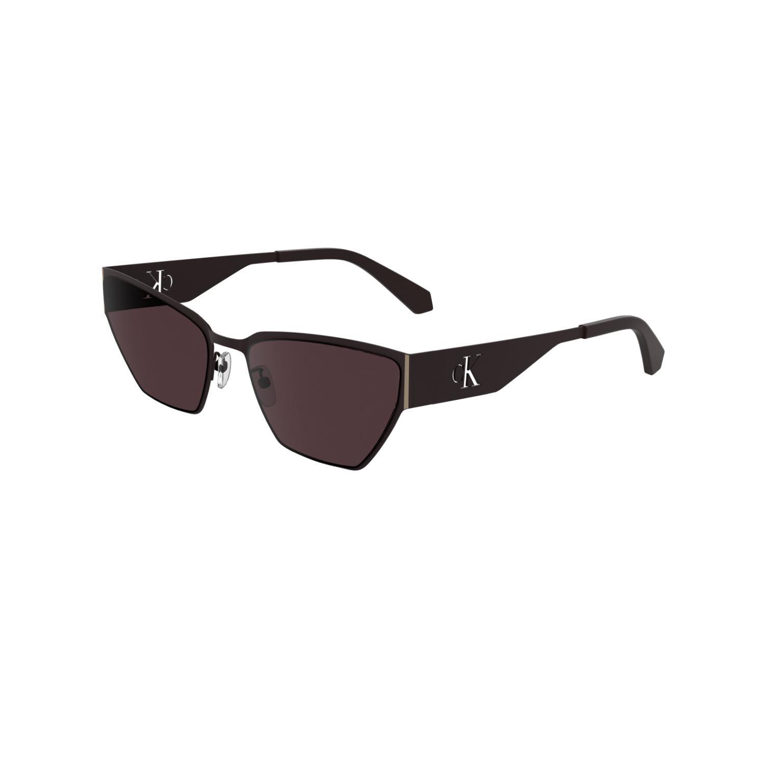 Calvin Klein Jeans CKJ 24207S 505 58 Kadın Geometrik Siyah Metal Güneş Gözlüğü