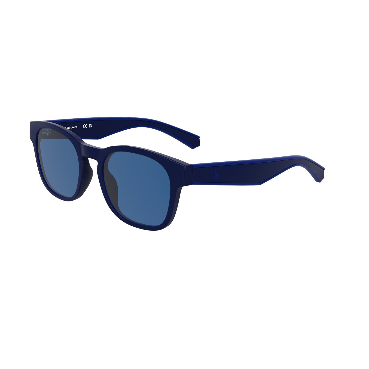 Calvin Klein Jeans CKJ 25300S 400 47 Çocuk Kare Mavi Kemik Güneş Gözlüğü