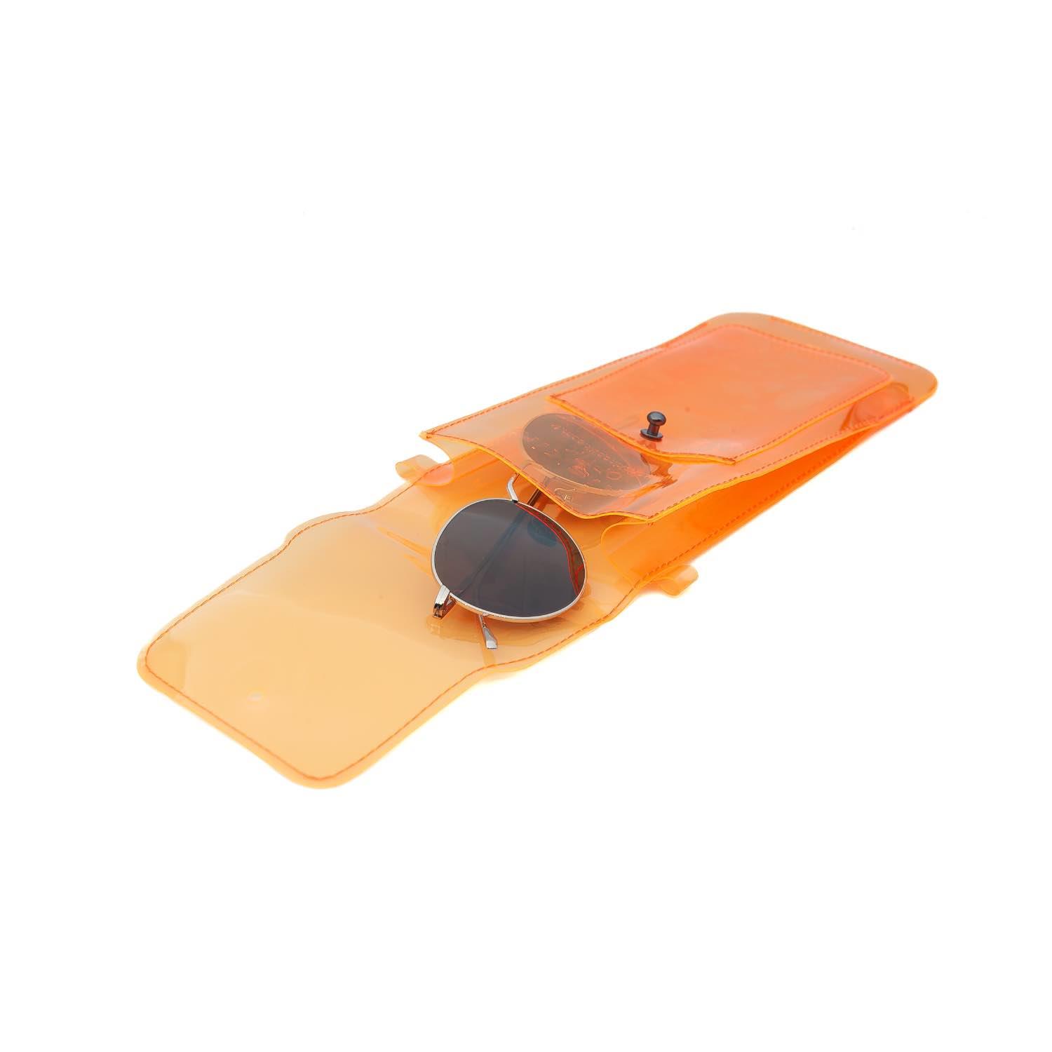 CİELO PVC MODEL TURUNCU GÖZLÜK KILIFI 