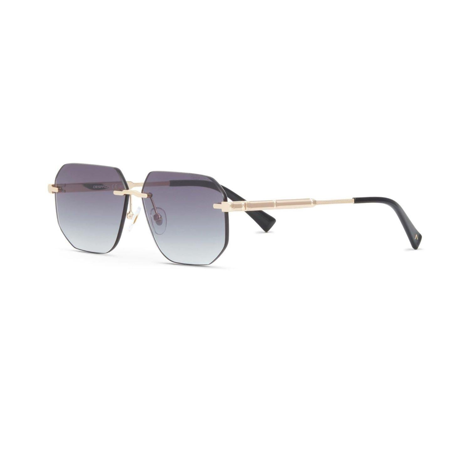 Despada DS 2467 C3 60 Unisex Geometrik Gold Metal Çerçevesiz Güneş Gözlüğü