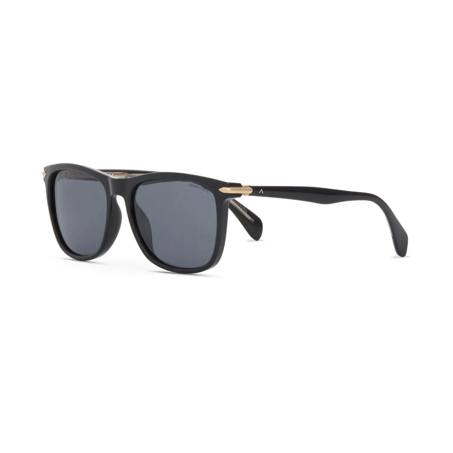 Despada DS 2470 C1 57 Unisex Dikdörtgen Siyah Kemik Güneş Gözlüğü