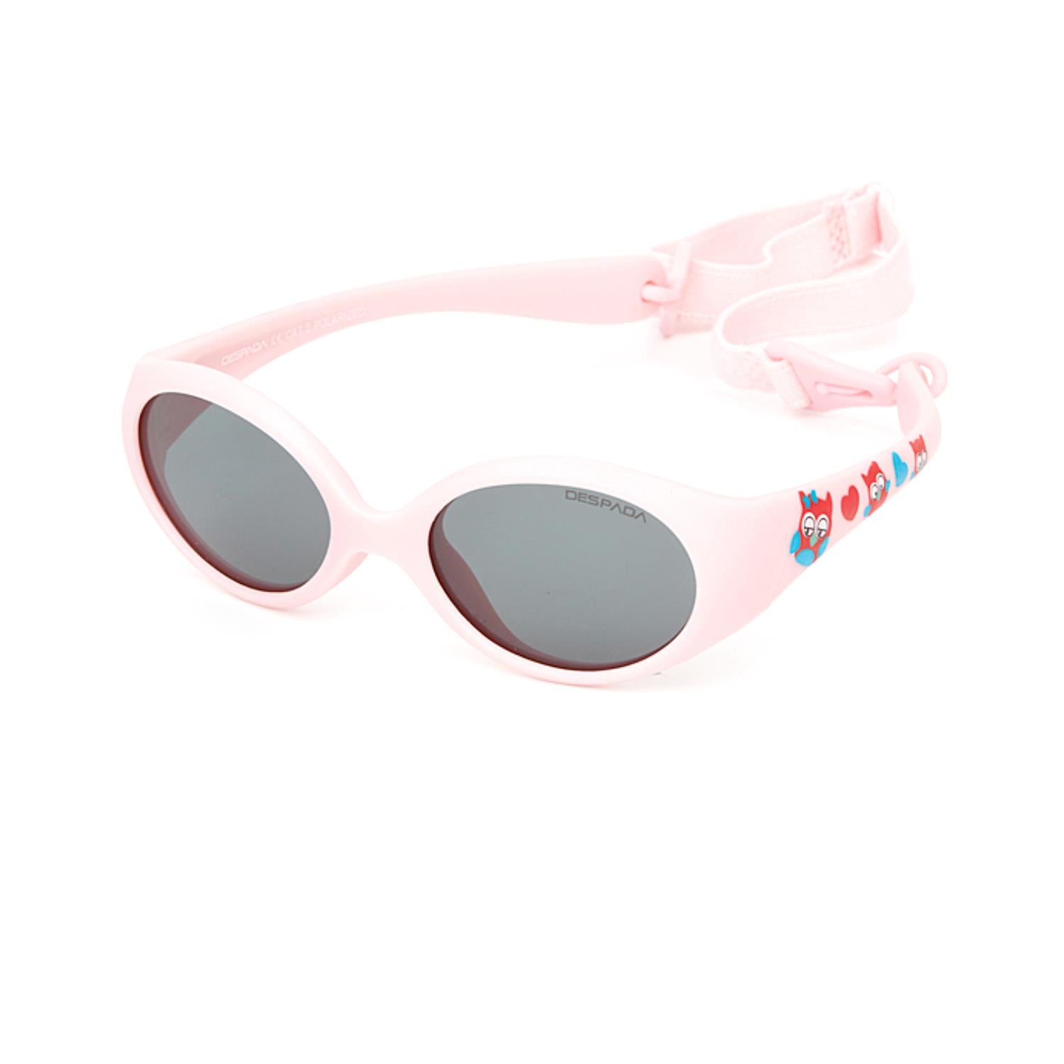 Despada Kids DS 2256 C1 40 Polarize Çocuk Oval Açık Pembe Güneş Gözlüğü