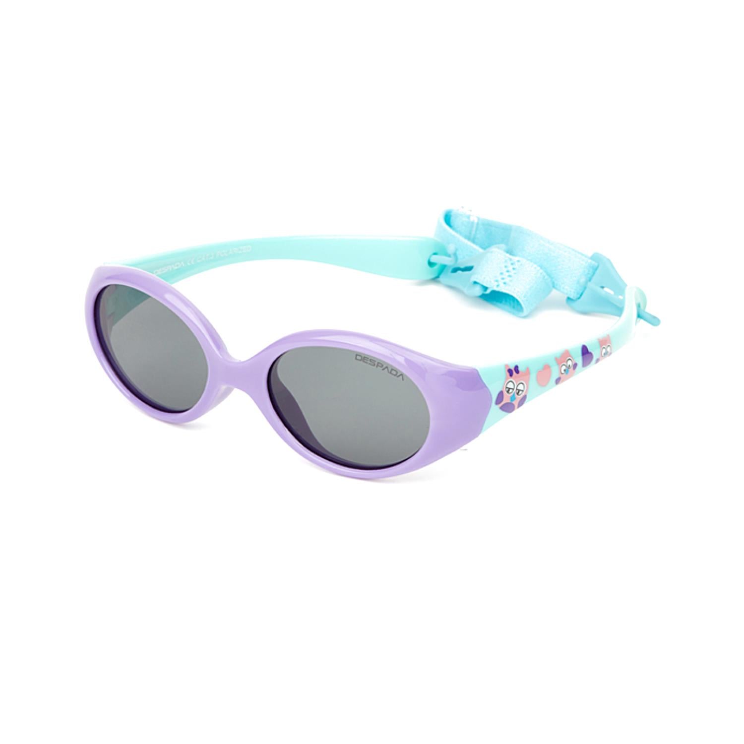 Despada Kids DS 2256 C3 40 Polarize Çocuk Oval Mor Kemik Güneş Gözlüğü