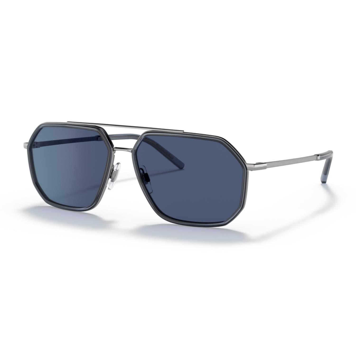 Dolce Gabbana DG 2285 110880 60 Erkek Metal Geometrik Güneş Gözlüğü