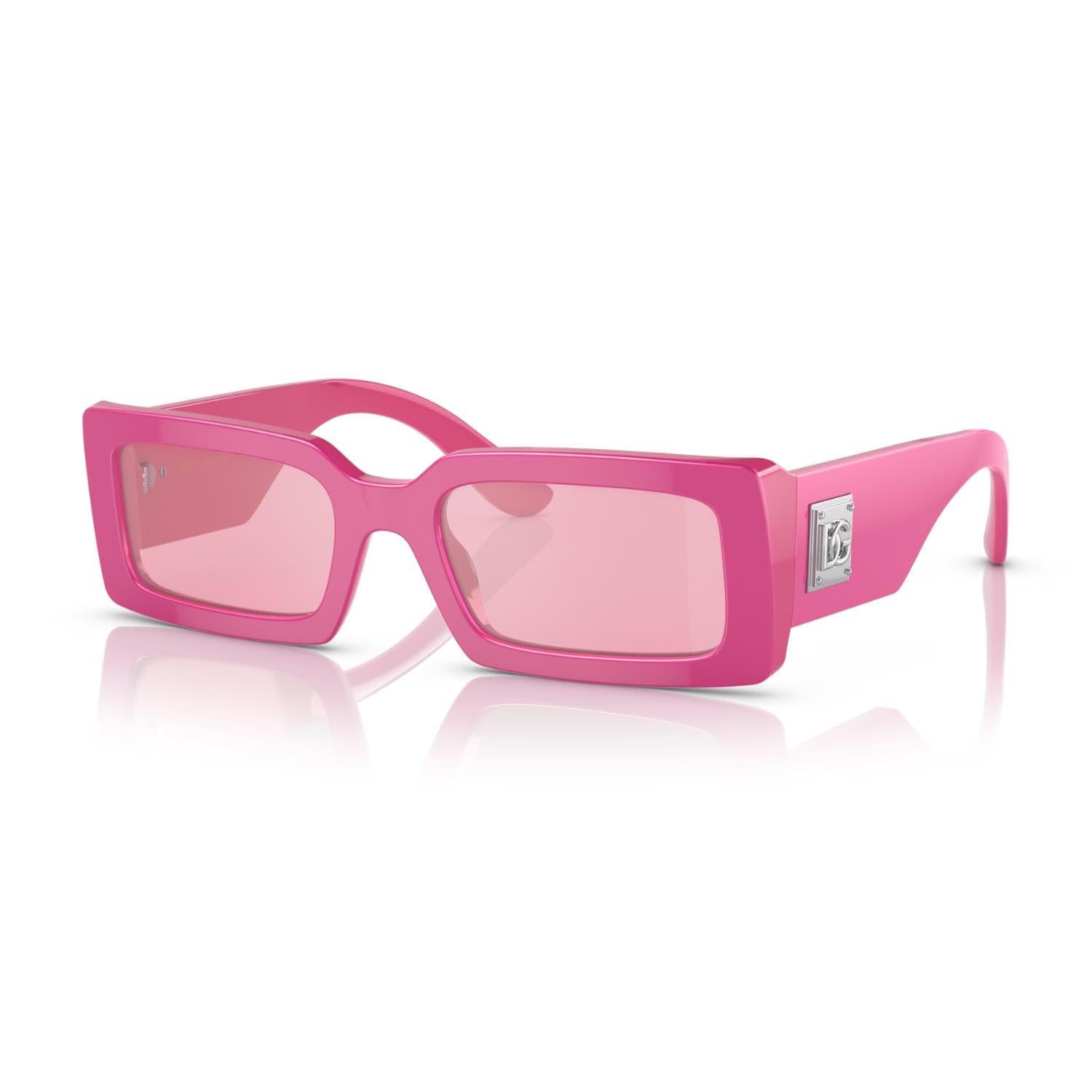 Dolce Gabbana DG 4416 33794Z 53 Kadın Pembe DikdörtgenGüneş Gözlüğü
