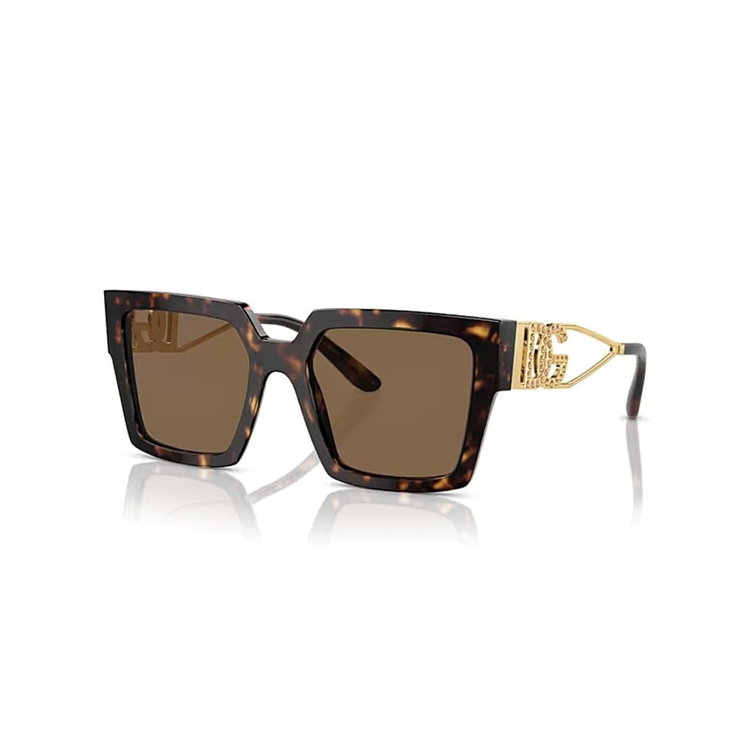 ＆ dolche&gabbanaDARKBROWNラムレザーブルゾンsize40 Dolce Gabbana DG 4446B 50273 53 Kadın Kare Kırçıllı Kahveren