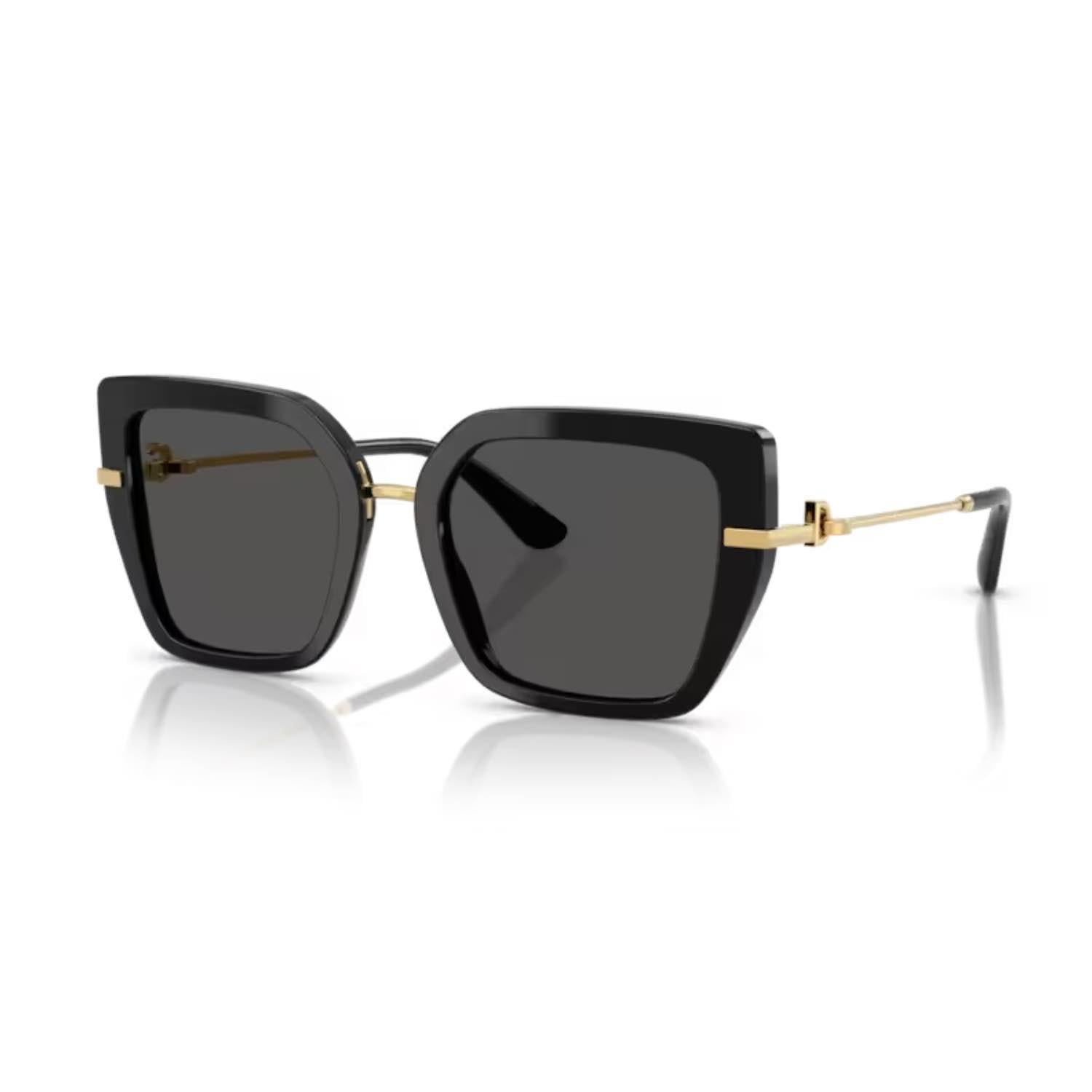 Dolce Gabbana DG 4474 50187 53 Kadın Kelebek Siyah Kemik Güneş Gözlüğü