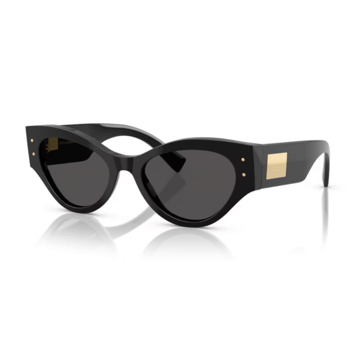 Dolce Gabbana DG 4480 50187 53 Kadın Kelebek Siyah Kemik Güneş Gözlüğü