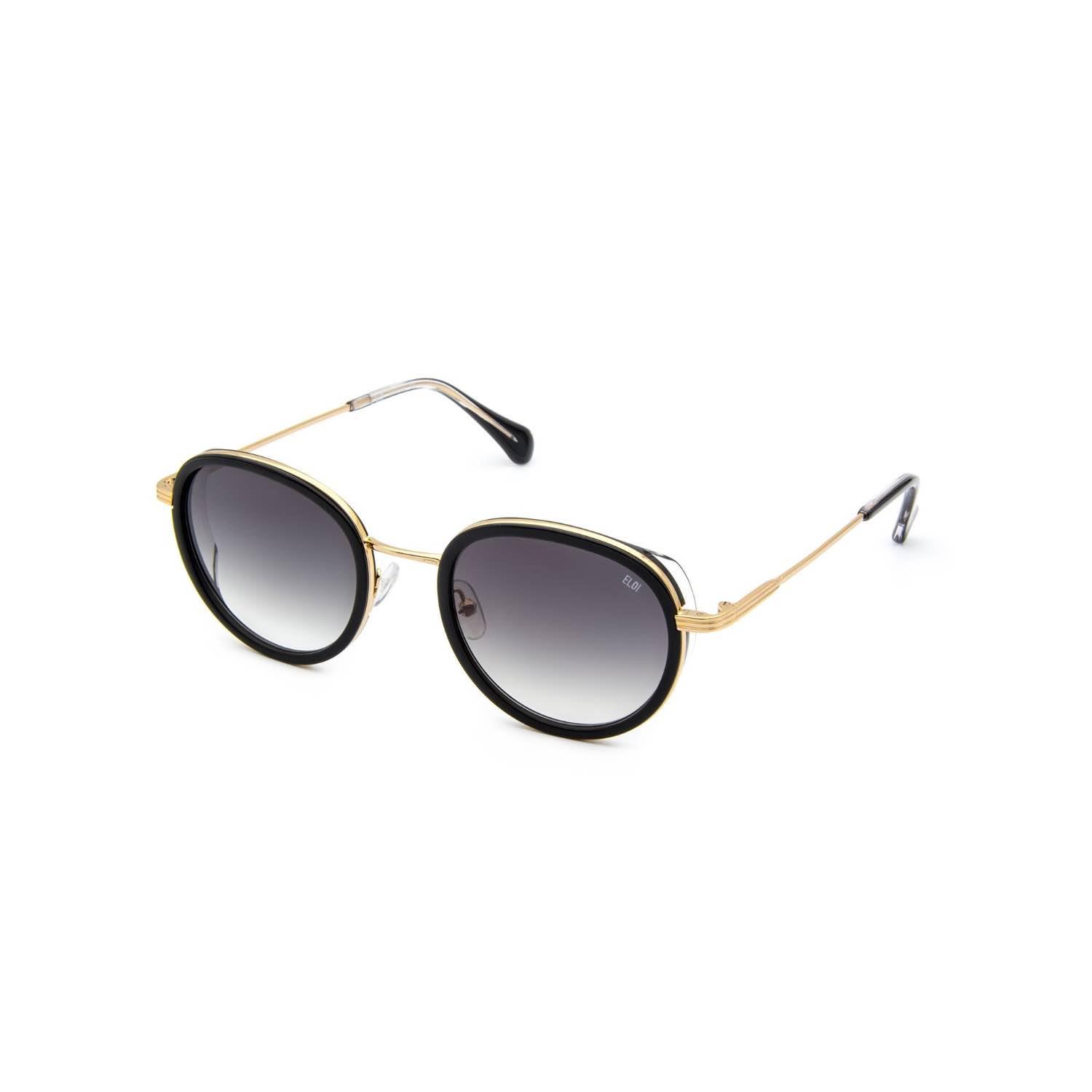 Eloi 1870 01 Mipa 54 Unisex Yuvarlak Gold Kombine Güneş Gözlüğü