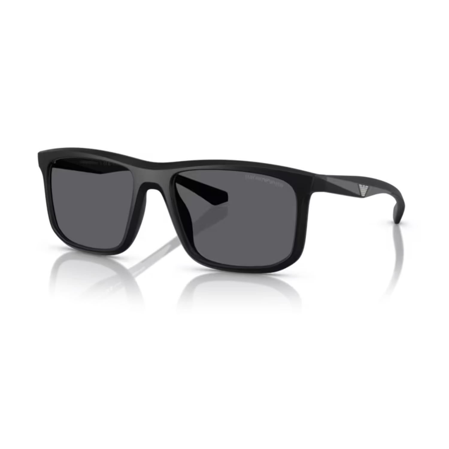 Emporio Armani EA 4234U 5001T3 57 Unisex Kare Siyah Kemik Güneş Gözlüğü