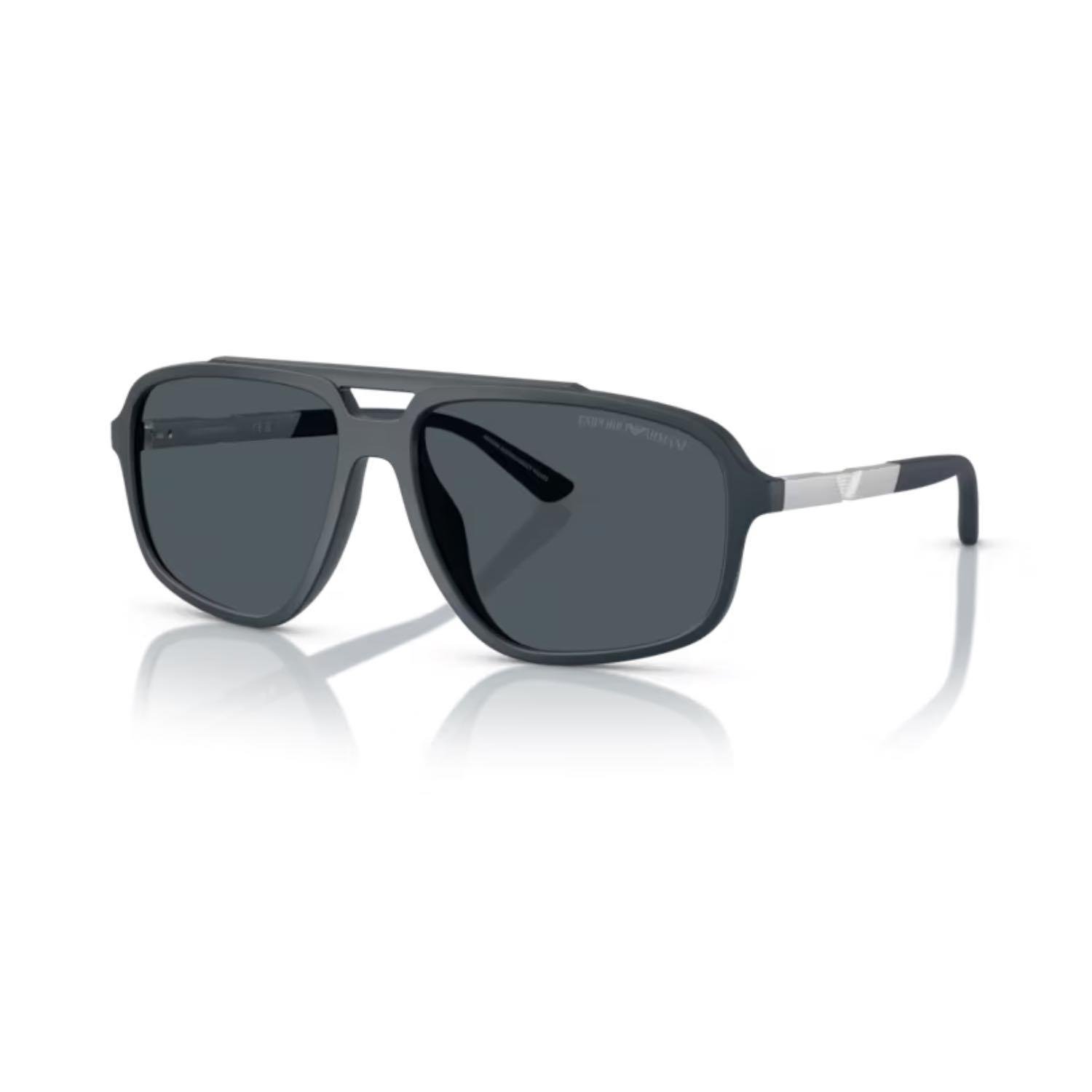 Emporio Armani EA 4236U 618987 59 Erkek Pilot Mavi Kemik Güneş Gözlüğü