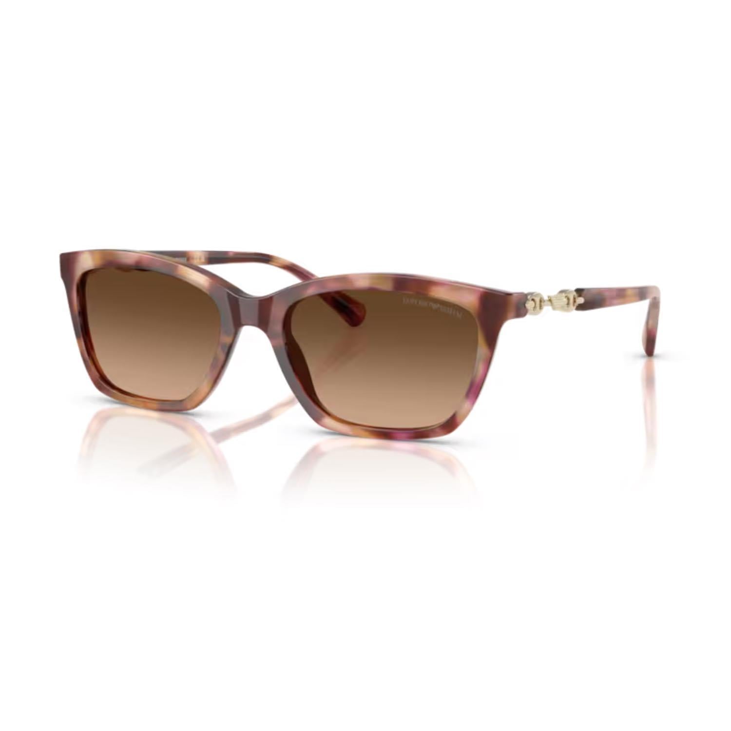 Emporio Armani EA 4238 619674 54 Kadın Cat Eye Kırçıllı Kahverengi Kemik Güneş Gözlüğü