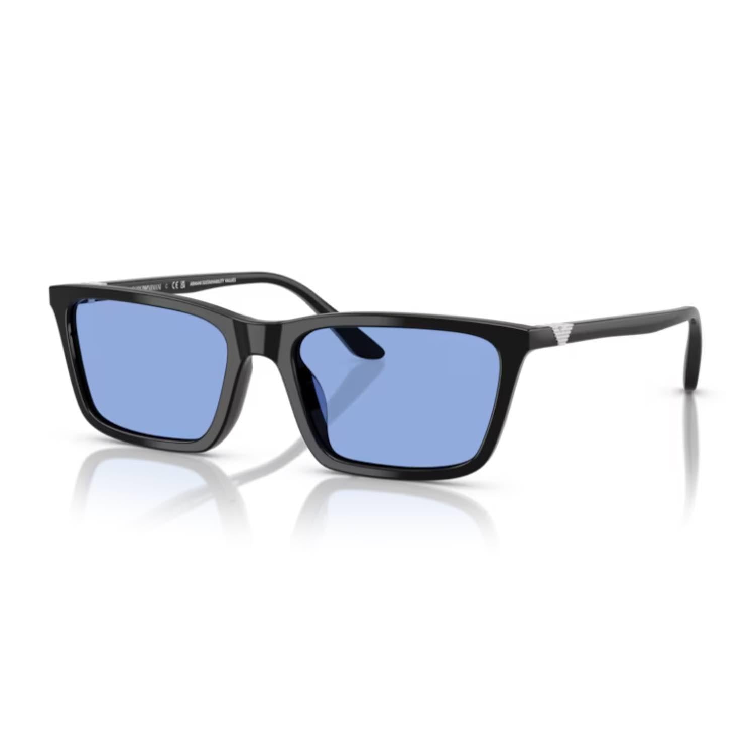 Emporio Armani EA 4239U 501787 55 Kadın Dikdörtgen Siyah Kemik Güneş Gözlüğü