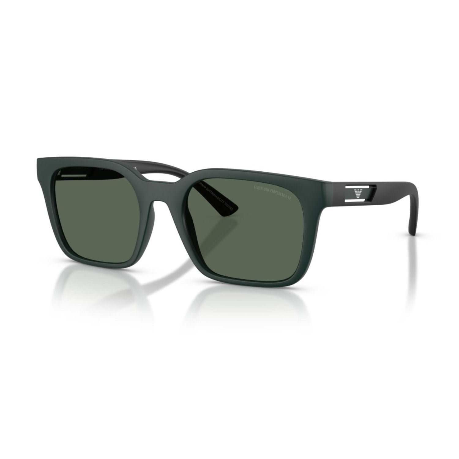 Emporio Armani EA 4269 637071 54 Erkek Kare Yeşil Aynalı Kemik Güneş Gözlüğü