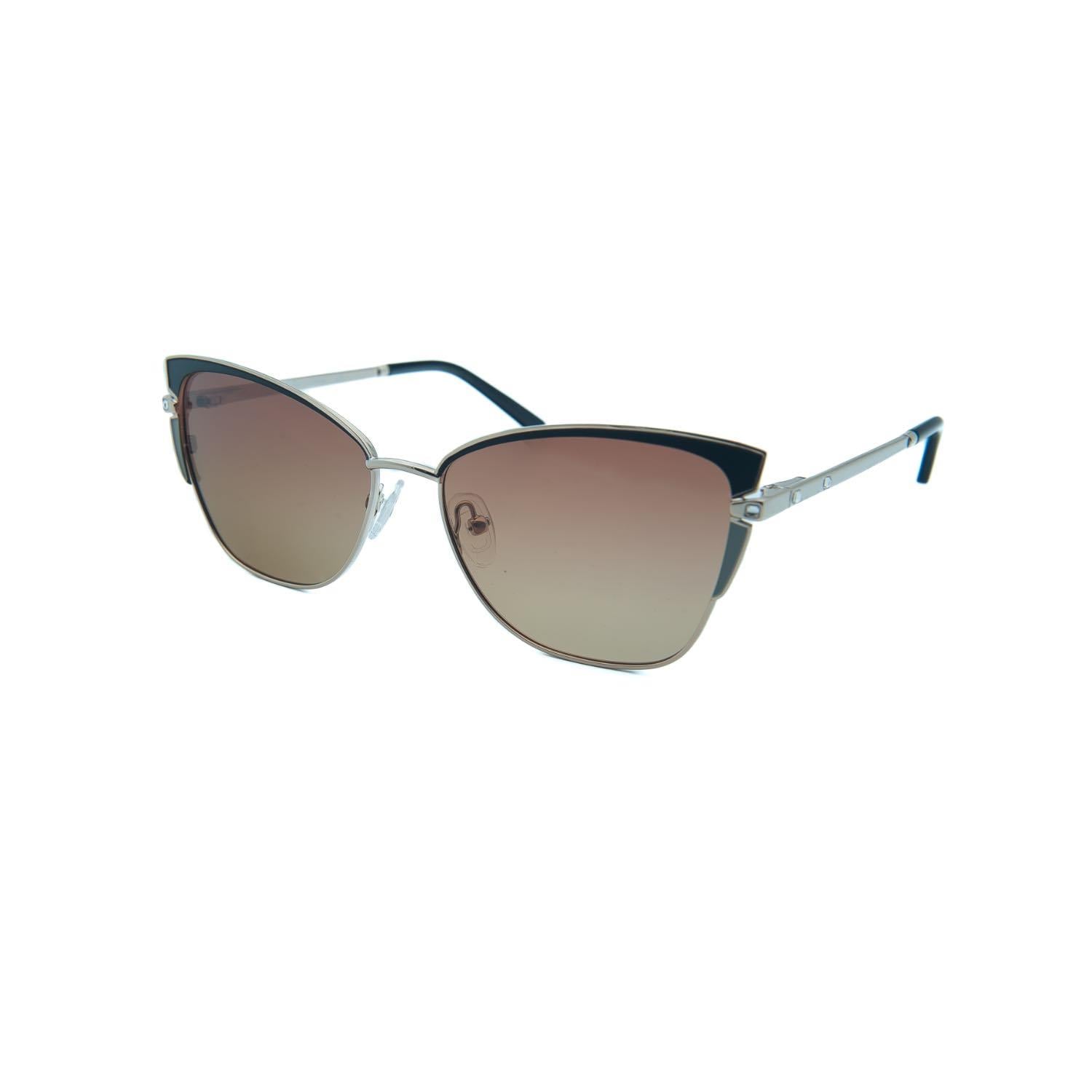 Ferfarini FF 1474 500P 55 Kadın Cat Eye Gri Metal Güneş Gözlüğü