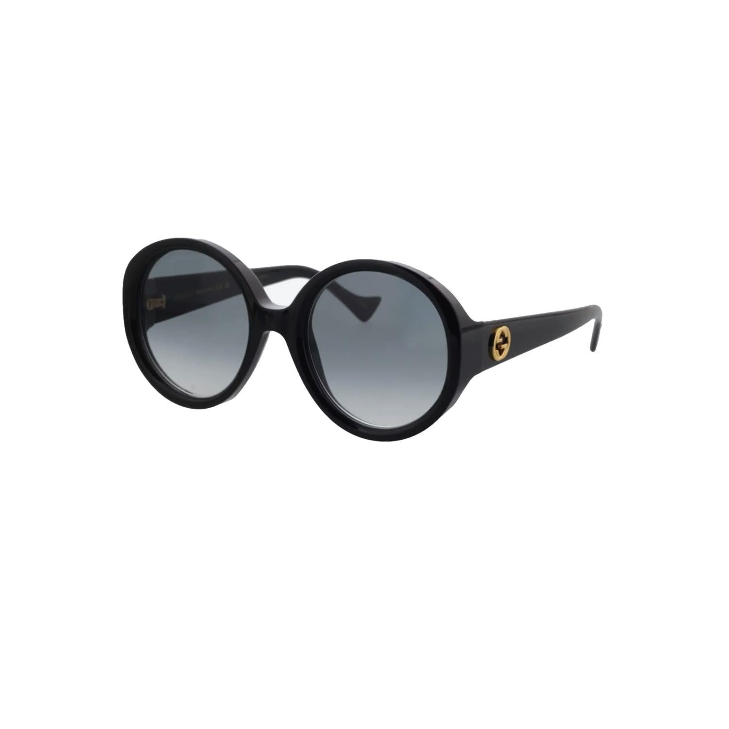 Gucci GG 1256S 001 56 Kadın Siyah Yuvarlak Güneş Gözlüğü