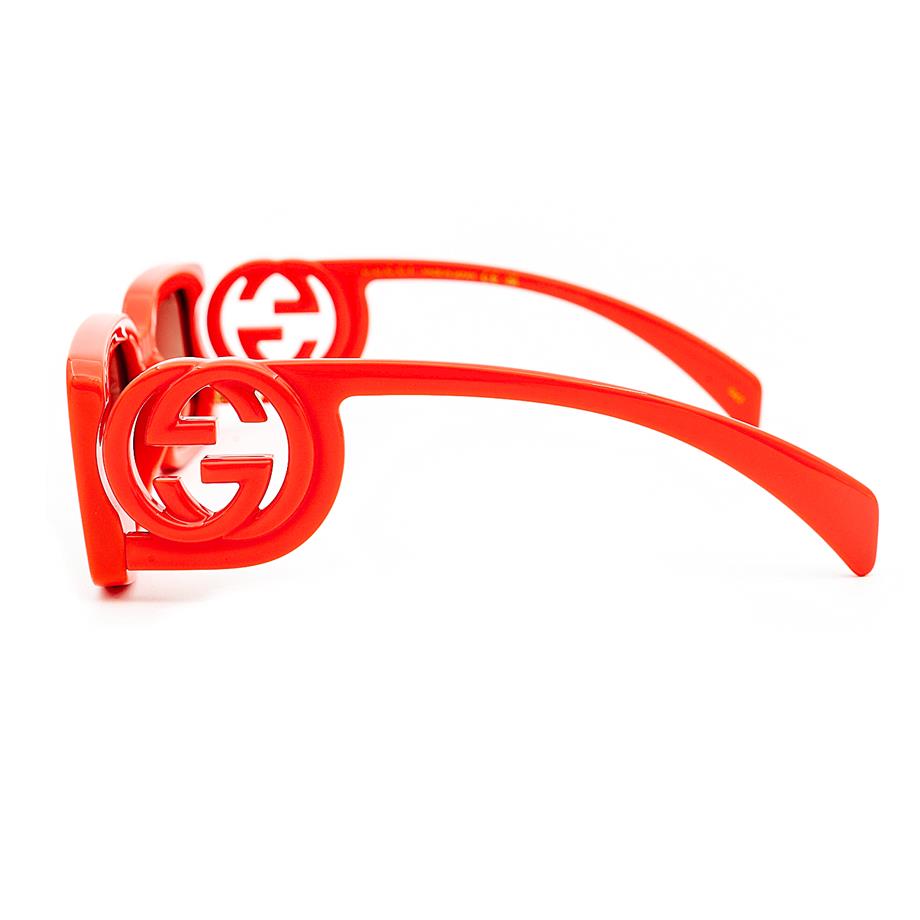 Gucci GG 1325S 005 54 Kadın Kırmızı Dikdörtgen Güneş Gözlüğü - Erişkin Optik