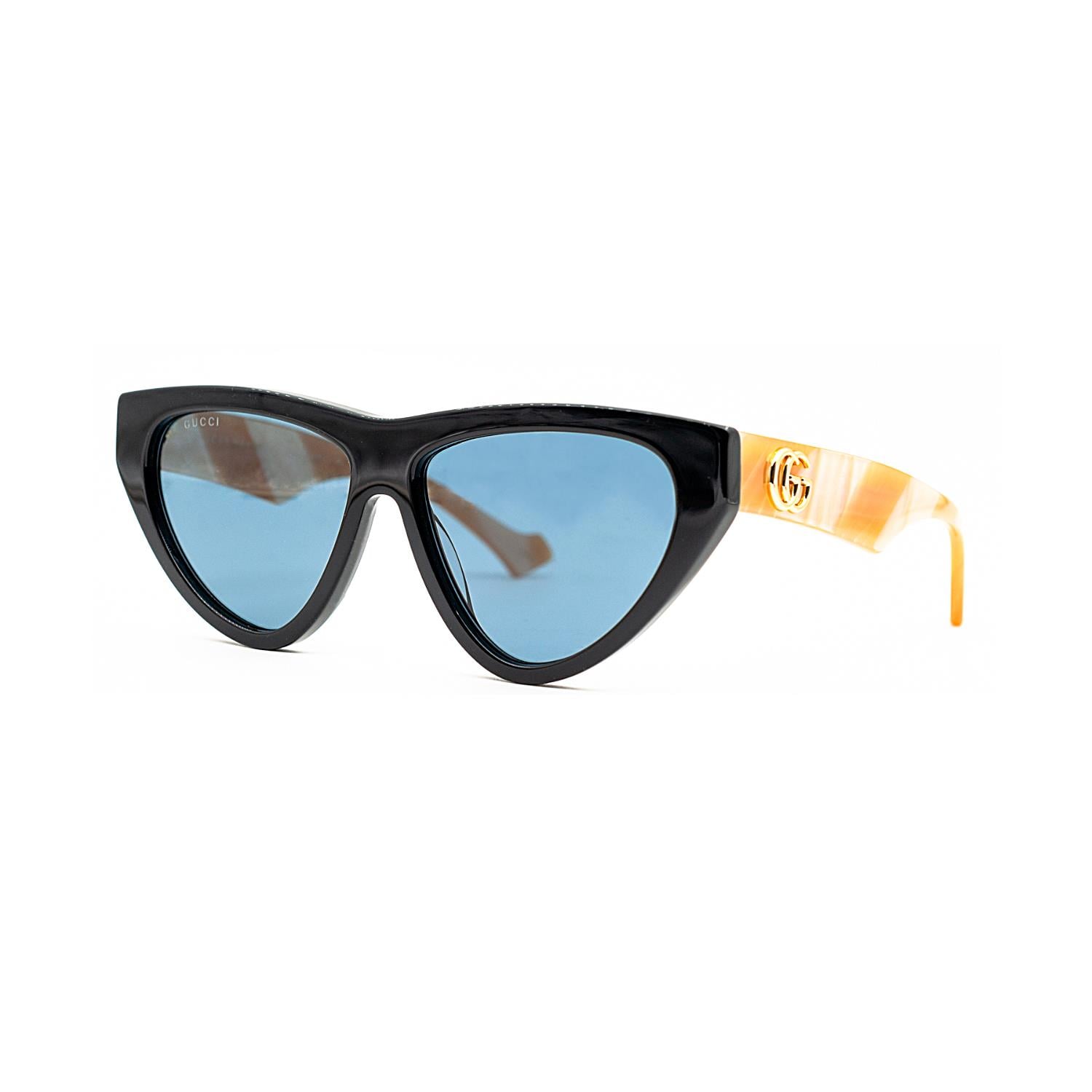 Gucci GG 1333S 004 58 Kadın Siyah Cateye Güneş Gözlüğü