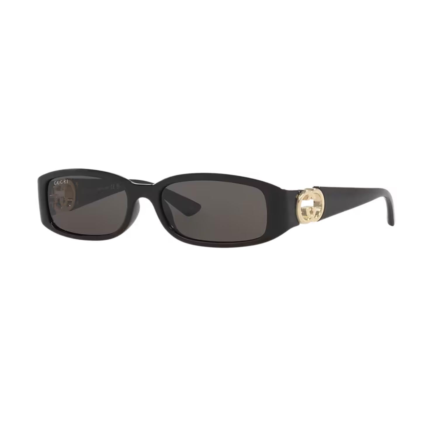 Gucci GG 1661S 001 54 Kadın Dikdörtgen Siyah Kemik Güneş Gözlüğü