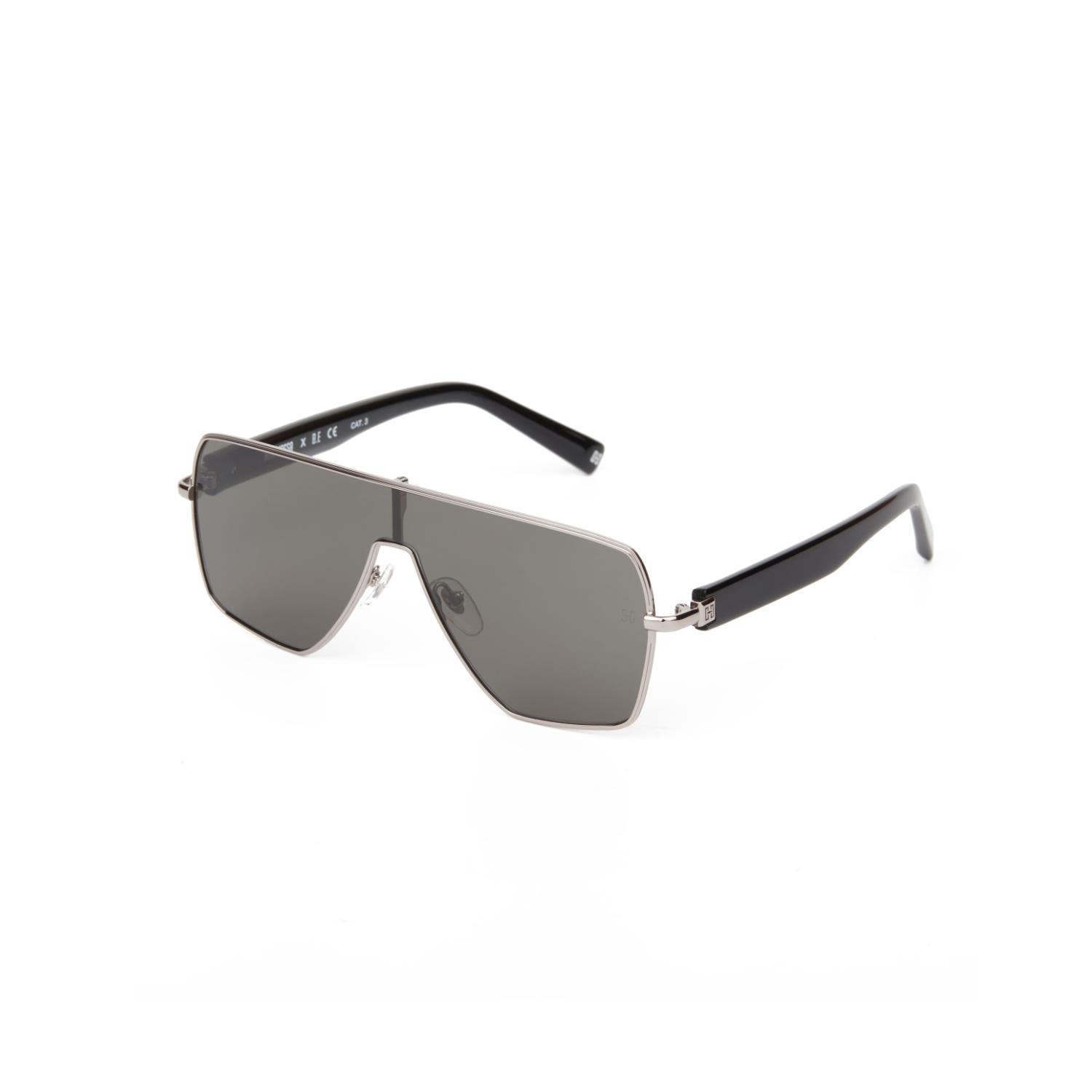 Hermossa Hm 1621 C1 128 Unisex Geometrik Gri Metal Güneş Gözlüğü