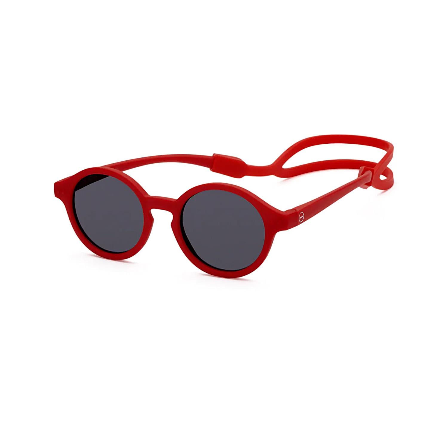 İzipizi Kids #d Red 3-5 Yaş Çocuk 40 Ekartman Polarize Kırmızı Güneş Gözlüğü