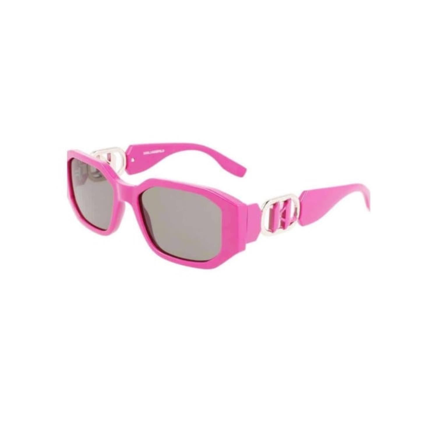 Karl Lagerfeld KL 6085S 525 55 Kadın Pembe Geometrik Güneş Gözlüğü